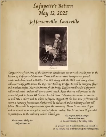 Lafayette’s Return to Jeffersonville and Louisville