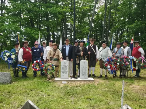 A patriot honored. Photo by Susan McGinnis